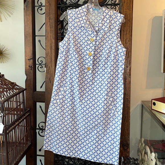 J. McLaughlin sleeveless dress size 14 - Picture 1 of 5